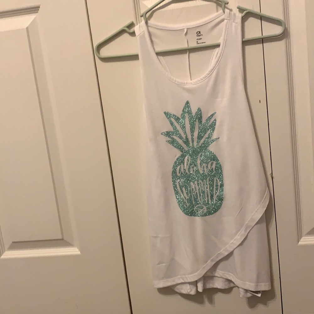 Graphic tank “aloha summer”